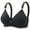 Black, variant on Women's Push up Bra Minimizer Bras Hide Back Fat Deep Cup Bra Wireless Large Bust Plus Size Bras Lift Up Bralette