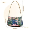 thumbnail image 3 of FORMRS Womens Shoulder Bag with Chain Strap Clutch Purse Cute Tote Handbag, Green Window, 3 of 7
