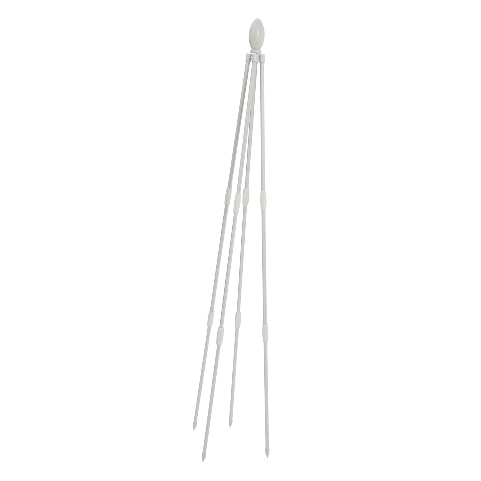 Mobestech Outdoor Plant Trellis White Garden Climbing Support for Vines and Flower Decoration