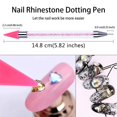 thumbnail image 4 of Wax Nail Rhinestones Picker Pencil (2 Pieces) Dual-ended Nails Art Design Dotting Pen Manicure Nail Art Tools, 4 of 5