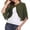 A-Green941, variant on Bibifish Womens Chiffon Shrug Cardigan Three Quarter Sleeve Sheer Cropped Open Front Shawl