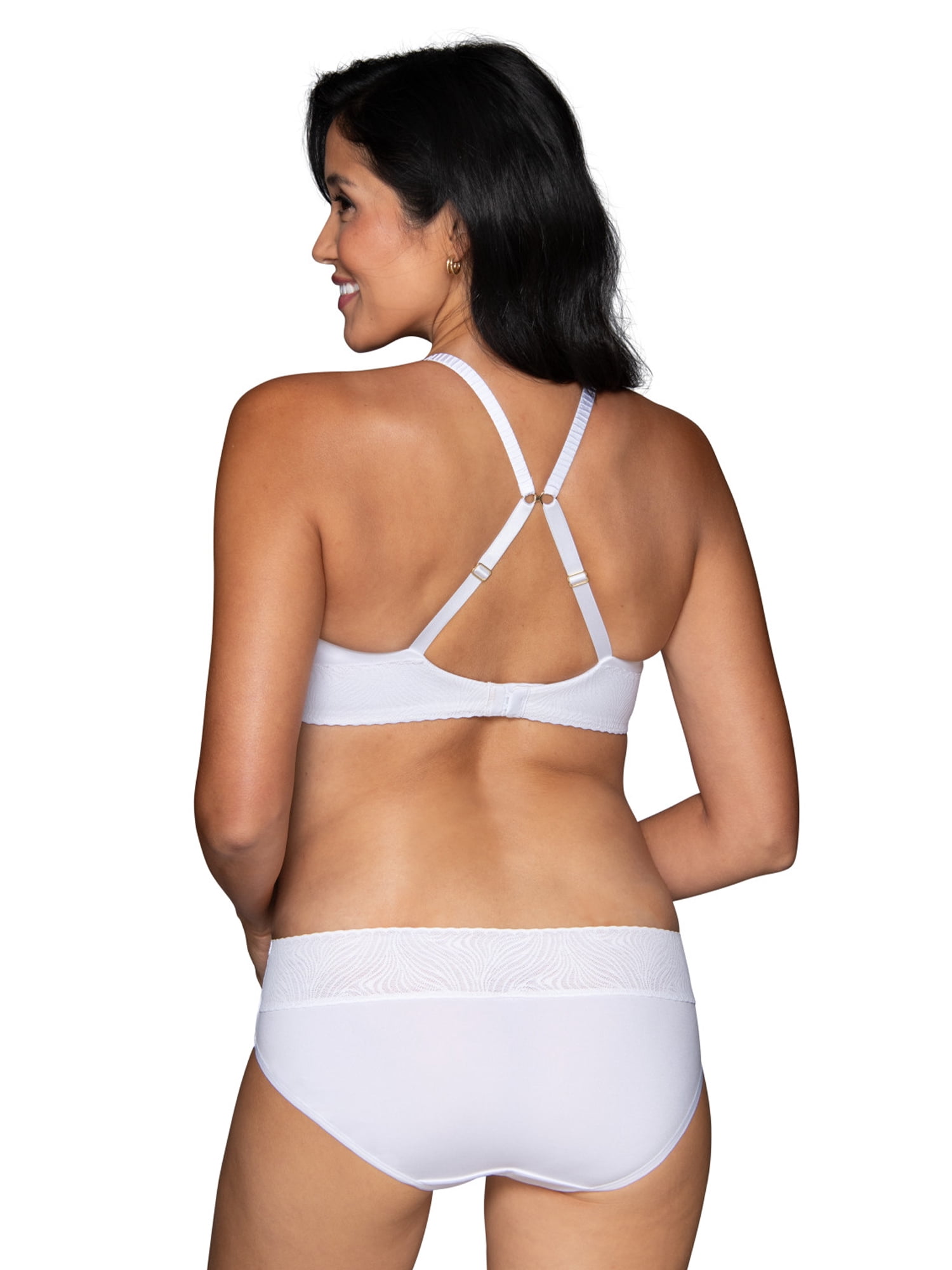 Vanity Fair Lingerie Women's Effortless Wireless Bra, Buttery Soft and Lightweight, Style 77164