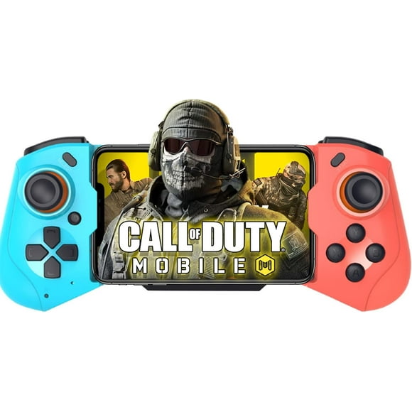 TRAHOO-Mobile Gaming Controller for iPhone iOS Android PC Wireless Gamepad Joystick for iPhone 14/13/12/X, iPad, MacBook, Samsung Galaxy S22/S21/S20, TCL, Tablet, PC - 18+ Hour Battery Life - COD Mob