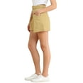 thumbnail image 4 of Allegra K Women's Cargo Belted Pockets Work Office Utility Shorts, 4 of 6