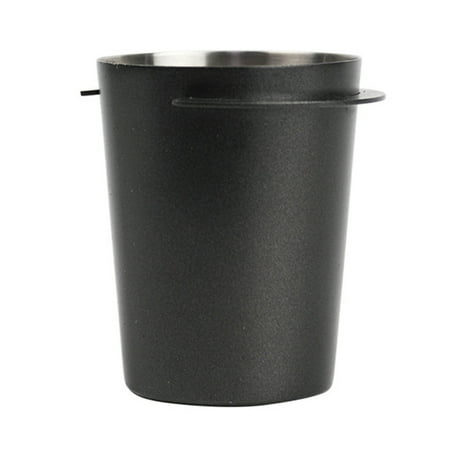 

58MM Coffee Dosing Catcher Cup Powder Feeder Machine Resistant Part Wear Distributor Coffeeware Accessories Black