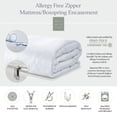 thumbnail image 2 of Allergy Free Zipper Mattress or Box Spring Encasement, 15" to 18" Depth, 2 of 6