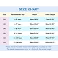 thumbnail image 3 of Glisme Toddler Girls Trousers Solid Color With Pockets Autumn Casual Girls Denim Pants Size 4-5 Years, 3 of 9