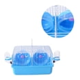 thumbnail image 4 of Shisuyan Delicate Hamster Dating cage Two Mice Fighting Isolation Cage for Pet Blue, 4 of 8