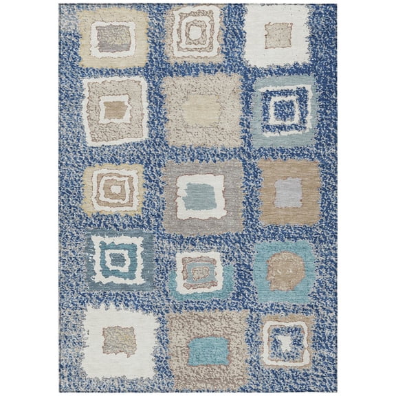 Dalyn Rugs Machine Washable Indoor/Outdoor Chantille Navy 2'6" x 3'10" Rug