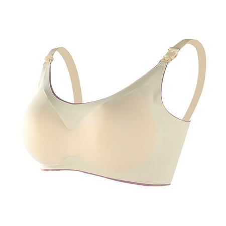 MELDVDIB Wirefree Nursing Bra Women T-Shirt Bralette Lingerie Underwear Wireless Padded Seamless Ultra Strap Padded Bras For Women  Gift  Summer Saveings Clearance