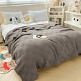 thumbnail image 6 of Bedding Pure Cotton Blanket Lightweight Warm Blanket,100% Cotton Bed Blanket,Breathable Bed Blanket Queen Size,Cotton Thermal Blankets Full Queen,for Layering Any Bed for All Season(Grey1 100x150cm), 6 of 9
