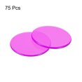 thumbnail image 3 of Uxcell PVC Game Chips 3/4 Inch for Game Playing Marker Transparent Rose Red Pack of 75, 3 of 4