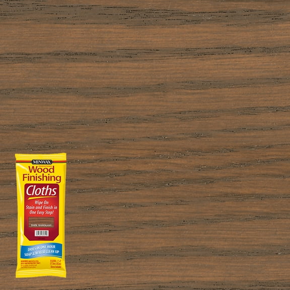 Minwax® Wood Finishing Cloths Dark Mahogany, 8-Cloths