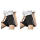 thumbnail image 2 of Sonducket Pantalones cortos casuales de verano sueltos de cintura alta pierna ancha letras laterales bordado Streetwear para niñas baloncesto Blanco METRO 2piezas, 2 of 6