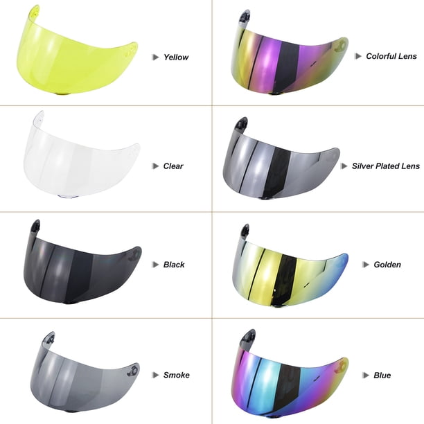 AGV K3 SV Visière de moto - Visière intégrale de rechange pour casque AGV K3SV K5 (bleu AGV K3 SV Visière de moto - Visière intégrale de rechange pour casque AGV K3SV K5 (bleu