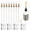 thumbnail image 2 of Wine Bottle Torch Kit 8 Pack, Includes 8 Long Life Torch Wicks, Copper Lamp Cover & Brass Wick Mount(13.7 Inch,Bottle not Included), 2 of 10
