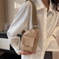 thumbnail image 1 of Bolso De Pecho Bolso de pecho Casual Fashion Lady Crossbody Bag Cuero de PU para deportes de viaje (caqui), 1 of 8