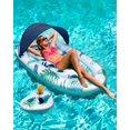thumbnail image 1 of Balsas inflables para piscina y flotadores JAZGROM para adultos con toldo, 1 of 6