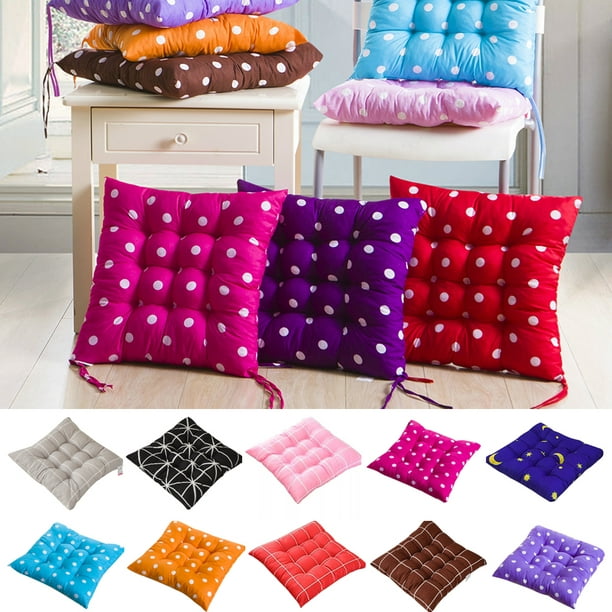Cheer Us Chair Cushions For Dining, Thick Dining Chair Cushions With Ties