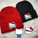thumbnail image 3 of Sanrioed-gorro de lana para mejor amigo, gorro de punto Manual Original de Hello kitty, dibujos animados Kawaii, estilo japonés, otoño e invierno, pareja, 3 of 4