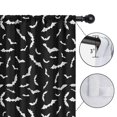 thumbnail image 4 of Blackout Kids Curtains,Black Halloween Bats with White Childrens Insulated Curtains Set Of 2,Bedroom Essentials,Toddler Room Decor 42"x54", 4 of 5