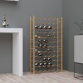 thumbnail image 1 of vidaXL Wine Rack for 72 Bottles Gold Metal, 1 of 5
