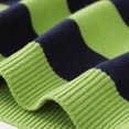 thumbnail image 5 of HAiming Baby Boys Striped Sweaters Casual Long Sleeve Crew Neck Knit Pullover Toddler Tops for Kids, 5 of 6
