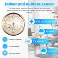 thumbnail image 4 of 2PCS Wander Cloudly Barometer with Thermometer Hygrometer, 3 in 1 Weather Station for Weather Forecasting Instrument, 4 of 5