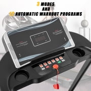 Smart Digital Folding Exercise Machine Treadmills for Home, Electric Motorized Treadmill w/EKG Grip Pulse Sensor, Electric Running Jogging Exercise Equipment Treadmill for Gym Cardio, 200lbs, S6668