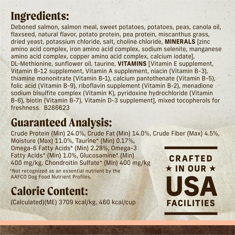 Merrick Limited Ingredient Dry Dog Food with Healthy Grains Real Salmon Brown Rice 22 lb Bag Walmart