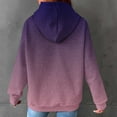 thumbnail image 4 of Jsaierl Womens Hoodies Oversized Gradient Print Hooded Sweatshirts Lightweight Sweaters Comfort Long Sleeve Top Hoodie Womens Hoodies, 4 of 6