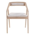 thumbnail image 1 of MOE'S Home Fauteuil PADMA Chêne Gris Clair, 1 of 5