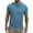 A0362-Light Blue, variant on Mens Shirts Collared Polo Casual Short Sleeve Shirts Loose Solid Workout Tennis T-shirts