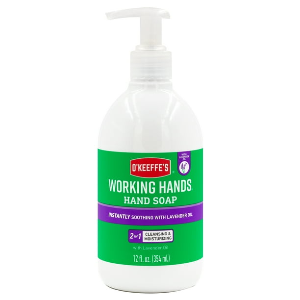 O'Keeffe's Working Hands Moisturizing Liquid Hand Soap, Lavender Scent