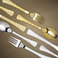 thumbnail image 3 of VEZEE Glamour Collection Extra Heavyweight Disposable Tea Spoons Silver Pack of 20, 3 of 5