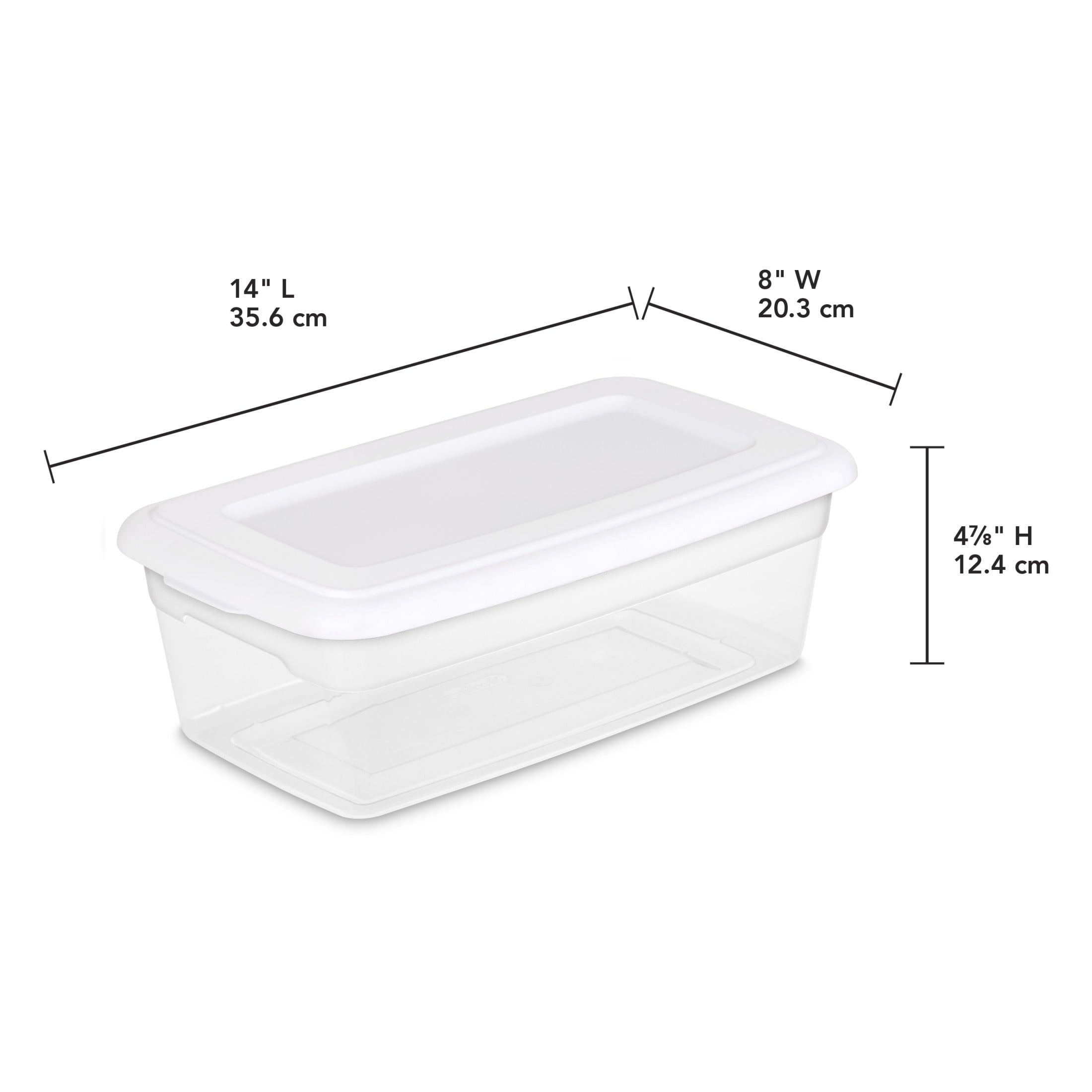 WHOLESALE STERILITE STORAGE BOX 6 QT WHITE SOLD BY CASE – Wholesale  California