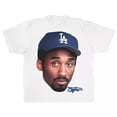 thumbnail image 1 of KOBE BRYANT BIG HEAD BASEBALL GRAPHIC WHITE T SHIRT-L, 1 of 2