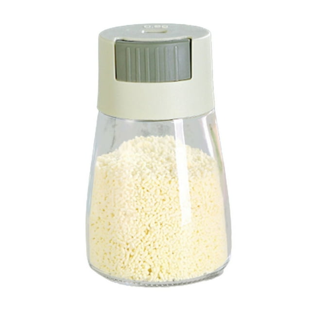 Salt Shakers with Press Button Moisture Proof Salt Shakers for Salt Sugar Spice Pepper Green