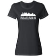thumbnail image 3 of Inktastic Philadelphia Pennsylvania Skyline PA Cities Women's T-Shirt, 3 of 5