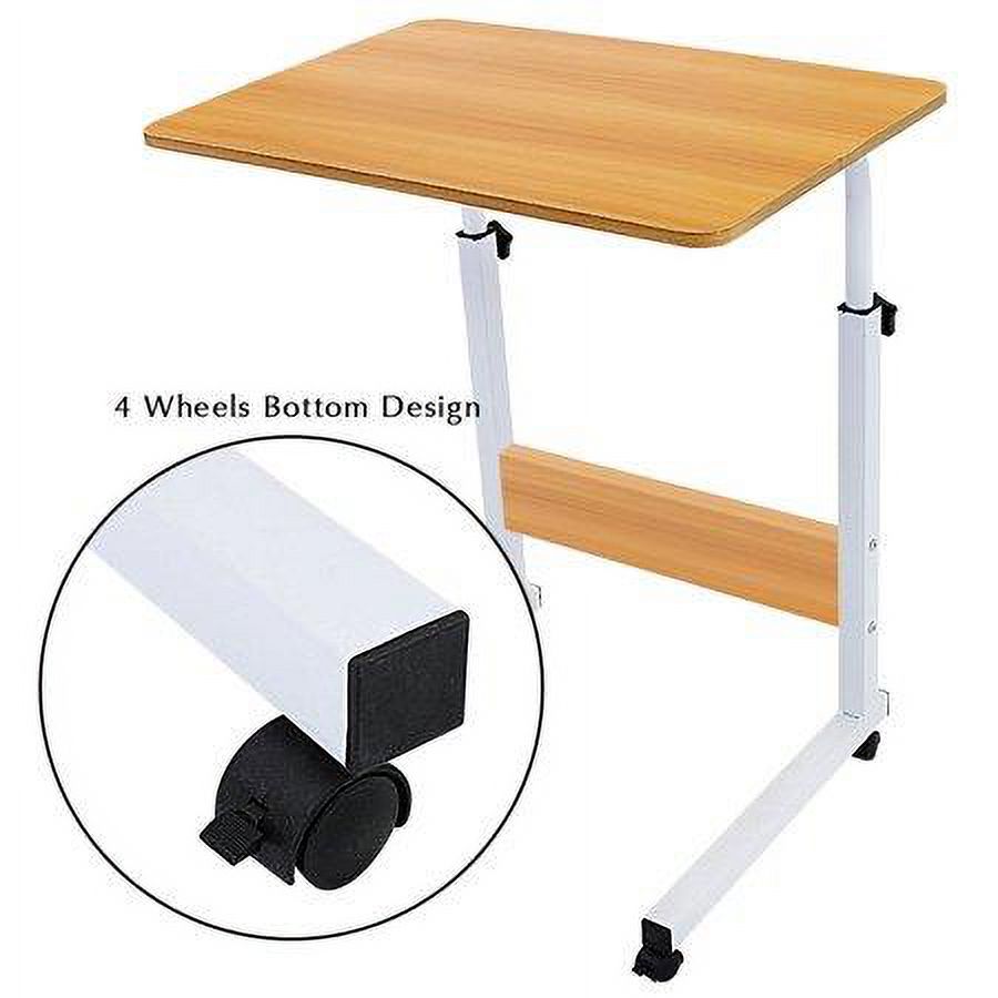 Ktaxon Side Table Adjustable Movable w/Wheels Portable Laptop Stand for Bed Sofa - image 3 of 7