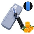 thumbnail image 4 of Clearance! beishanbush Measuring Tools Handheld Refractometer Sugar Meter Fruit Sweetness Meter Sugar Meter Sweetness Meter Refractometer Detects Cutting One Size Black, 4 of 9