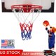 thumbnail image 3 of Wartleves Aro de baloncesto con red para montar en la pared, plegable, para exteriores, juguetes para interiores, 3 of 7