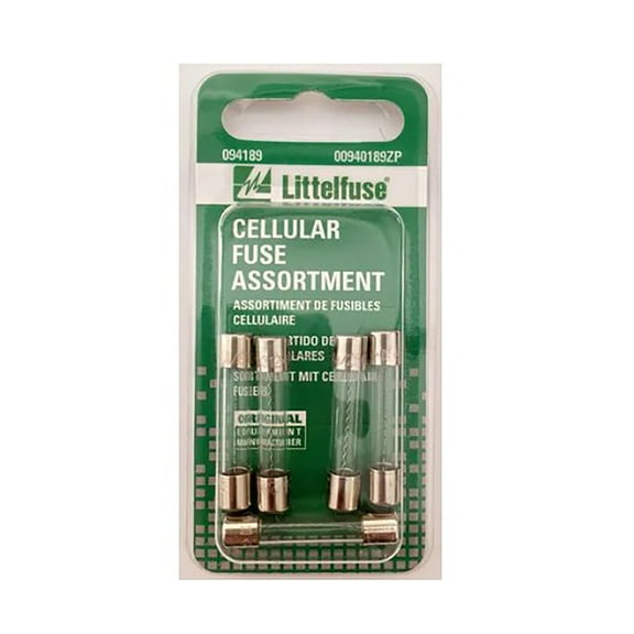 Cellular Fuse assortment Littelfuse 5 Pack 00940189ZP