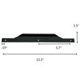 thumbnail image 6 of Modern Aluminum Thin Metal Black Pull Handle - Single, 6 of 9