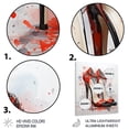 thumbnail image 3 of Designart "Black And Red High Heels Euphony I" Fashion Metal Wall Decor, 3 of 5