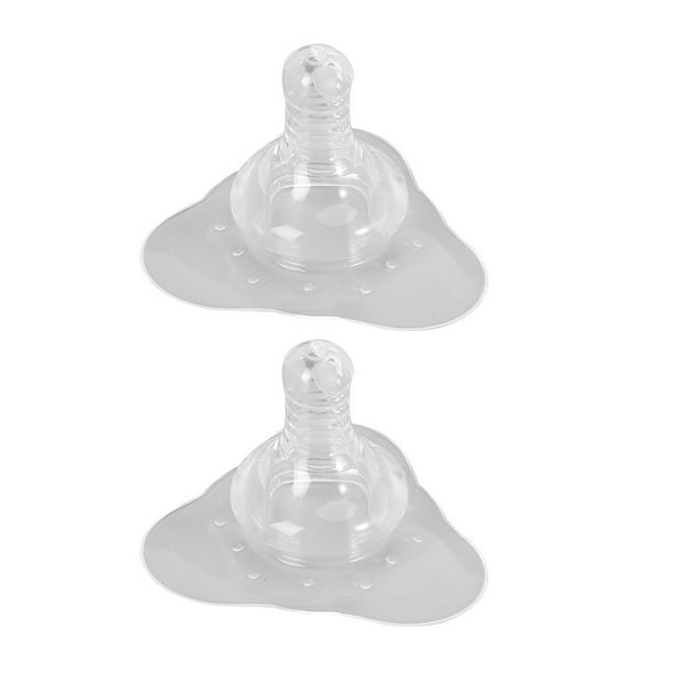 Juego de 2 protectores de pezones de silicona para lactancia materna