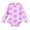 Purple, variant on Toimothcn Swimsuit For Girls Long Sleeve Casual Sea Shell Printed One Piece Bathing Suit Quickly Dry Cover Up Swimwear 18-24 Months
