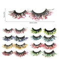 thumbnail image 3 of Faux Cils Lumineux à Paillettes Colorées, Organisateurs de Maquillage Exfoliants Naturels, 3 of 6