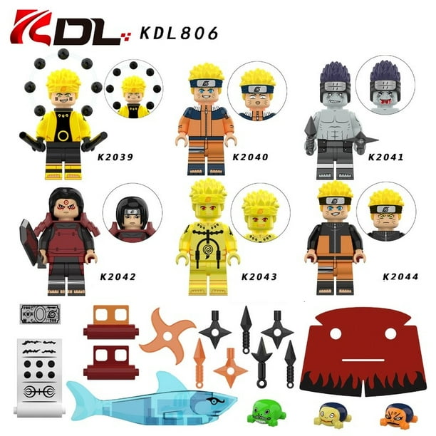 KDL806 Manga Vortex Naruto Minifigures K2039-2044 Building Blocks