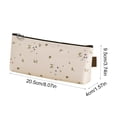 thumbnail image 4 of AYktou Pencil Case Pencil Bag Makeup Bag for Purse, Waterproof & Stain-Resistant Stationery Storage Case, Portable Large Capacity Pencil Pouch Travel Makeup Brush Bag, Floral Pen Bag for Home Office, 4 of 7
